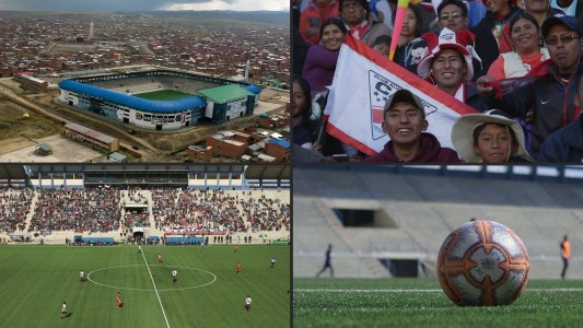 Así se juega al fútbol a 4 mil metros de altura