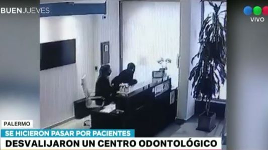 Se hicieron pasar por pacientes y robaron un consultorio odontológico