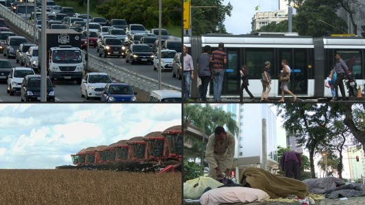 Primera contracción del PIB de Brasil desde 2016