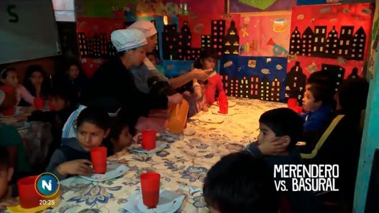 Crearon un merendero para que los chicos dejaran de buscar comida en la basura