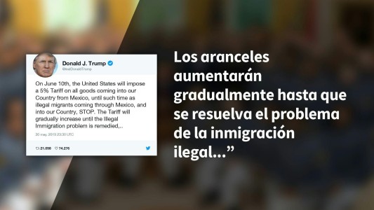 Trump castiga con más aranceles a México por la inmigración ilegal