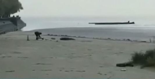 Hallaron restos humanos en Punta Lara