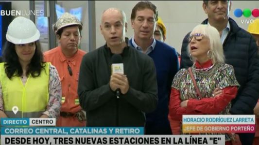 Inauguraron las tres nuevas estaciones del subte E