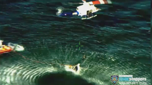 Dramático rescate en el mar