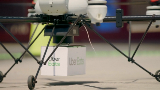 Uber usará drones para repartir comida a domicilio