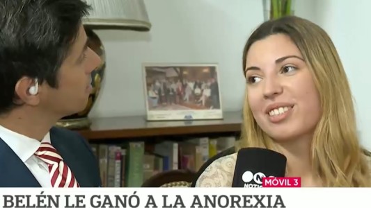 Belén venció a la anorexia, ganó 130 mil pesos y contó su historia