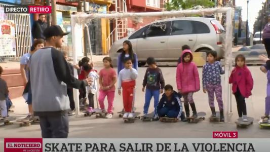 Skate para salir de la violencia en la Villa 31