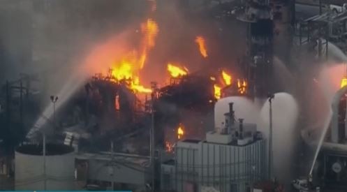 Se incendia una refinería de Filadelfia