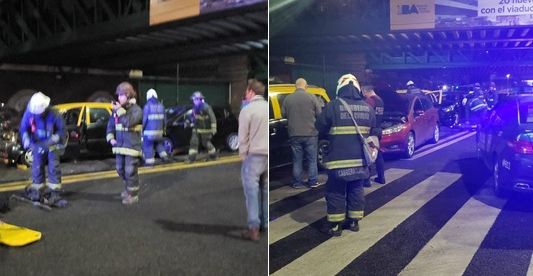 Manejaba borracha y provocó un choque múltiple en Palermo