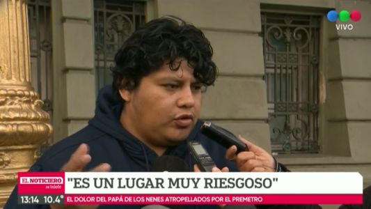 Habló el papá de los hermanitos atropellados por el premetro: "no hay señalización"