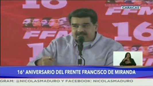El gobierno asegura que frenó un plan para asesinar a Maduro