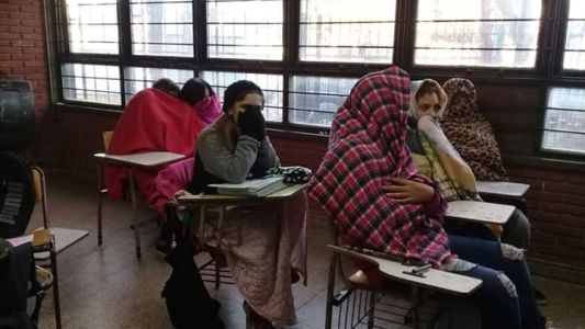 En las escuelas se multiplican las quejas por falta de gas