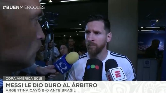 Messi: "Se cansaron de cobrar boludeces y hoy no fueron al VAR"