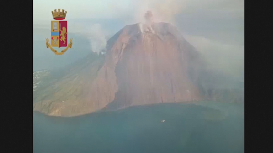Un muerto por la erupción del volcán Strómboli