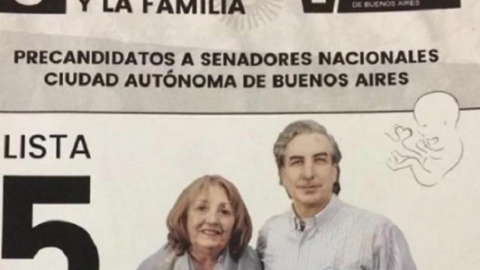 Impugnaron una boleta por llevar la imagen de un feto