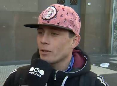 Lucas vive en la calle desde hace 14 años: "A las 3 me levanté porque me estaba congelando"