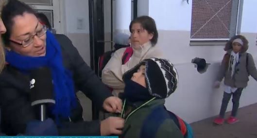Mamá de escuela sin gas: "Hay chicos que vienen sin medias porque no tienen"