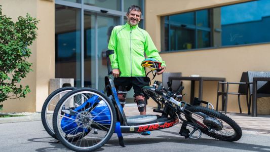 Robaron una bicicleta adaptada y herramientas de la Fundación Jean Maggi