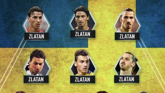 Zlatan Ibrahimovic publicó su equipo ideal de todos los tiempos y generó revuelo