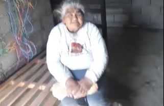 Video: una mujer salteña ciega y sola vive en estado de abandono