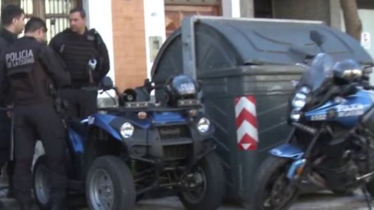 Policía fue arrastrado media cuadra por un motochorro pero logró detenerlo