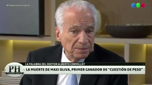 El descargo de Cormillot tras la muerte del primer ganador de Cuestión de Peso