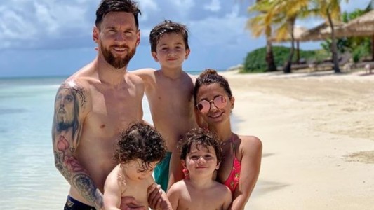 Messi sigue a puro sol y playa: cambio de look y mimos con Antonela Roccuzzo
