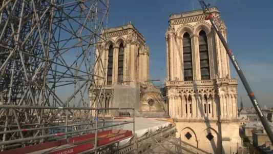 Así está la catedral de Notre Dame hoy