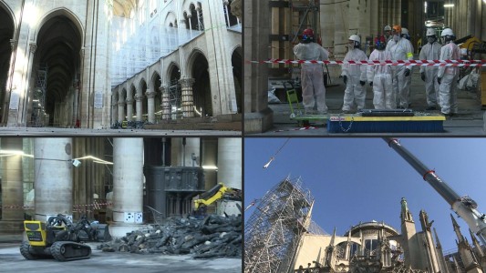 Comenzó la reconstrucción de Notre Dame