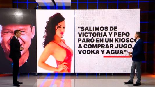 La corista del Pepo declaró que iban tomando vodka