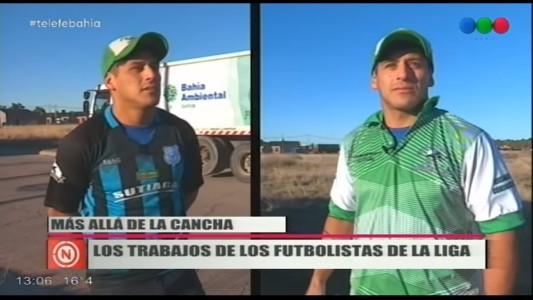 Bahía Blanca: la historia de William Lucero, el futbolista que trabaja como recolector