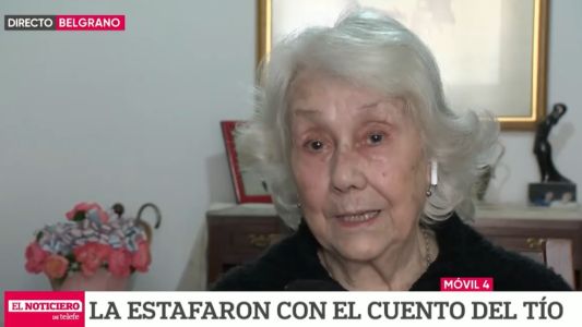 Con el cuento del tío le llevaron los 50 mil dólares a esta señora de 88 años