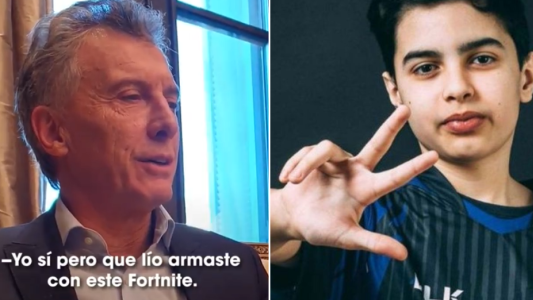 Macri felicitó al chico que ganó 900 mil dólares en Fortnite: "Sos un orgullo nacional"