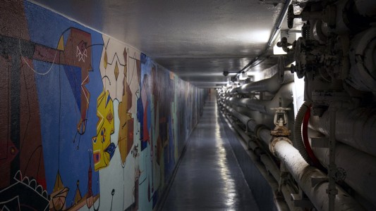 Abren un túnel subterráneo que durante años escondió un mural de Carlos Páez Vilaró en Estados Unidos