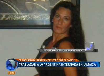 Trasladan a la argentina internada en Jamaica