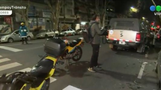 Choque en Flores: murió un repartidor