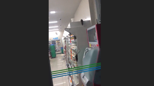 Graban ratas en los estantes de un local de popular cadena de comidas