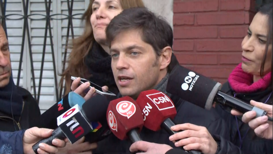 Kicillof: "Esperemos que el gobierno actúe con responsabilidad"