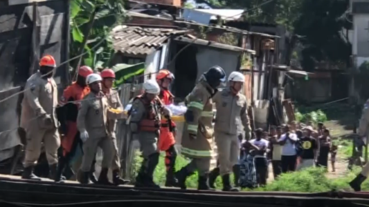 Atrapados en un derrumbe