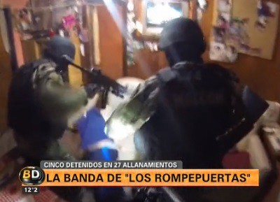 Cae la banda de los "rompepuertas"