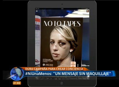 #NiUnaMenos Un mensaje sin maquillaje