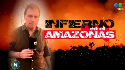 Infierno en el Amazonas: Telefe Noticias está en el corazón de la tragedia