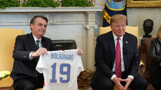 Tras el cruce con Macron, Trump salió a apoyar a Bolsonaro