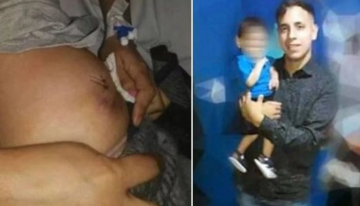 Violó la perimetral, apuñaló a su ex nueve veces con su bebé en brazos y huyó