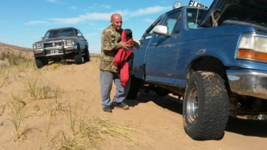 Ex combatiente de Malvinas se perdió en zona de médanos y tomó agua del radiador para sobrevivir