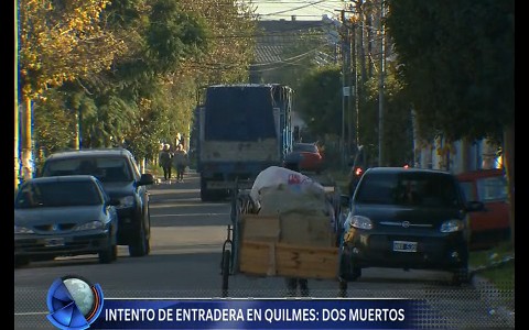 Dos ladrones muertos tras una entradera en Quilmes