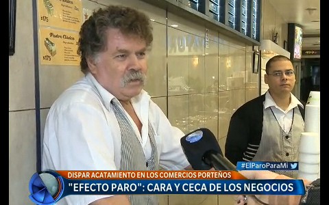 "Efecto paro": cara y ceca de los comercios