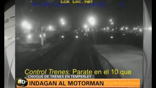 Indagan al maquinista que chocó el tren en Temperley