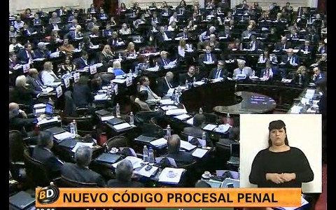 Diputados sancionó la entrada en vigencia del nuevo Código Procesal Penal