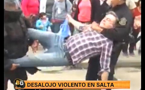 Violenta detención en Salta